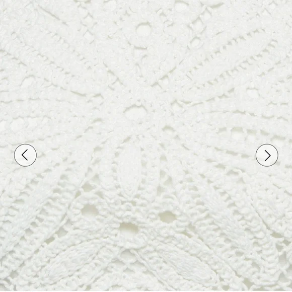 Maje White knit midi dress Lace Halter-Style Maxi Dress - Picture 5 of 11